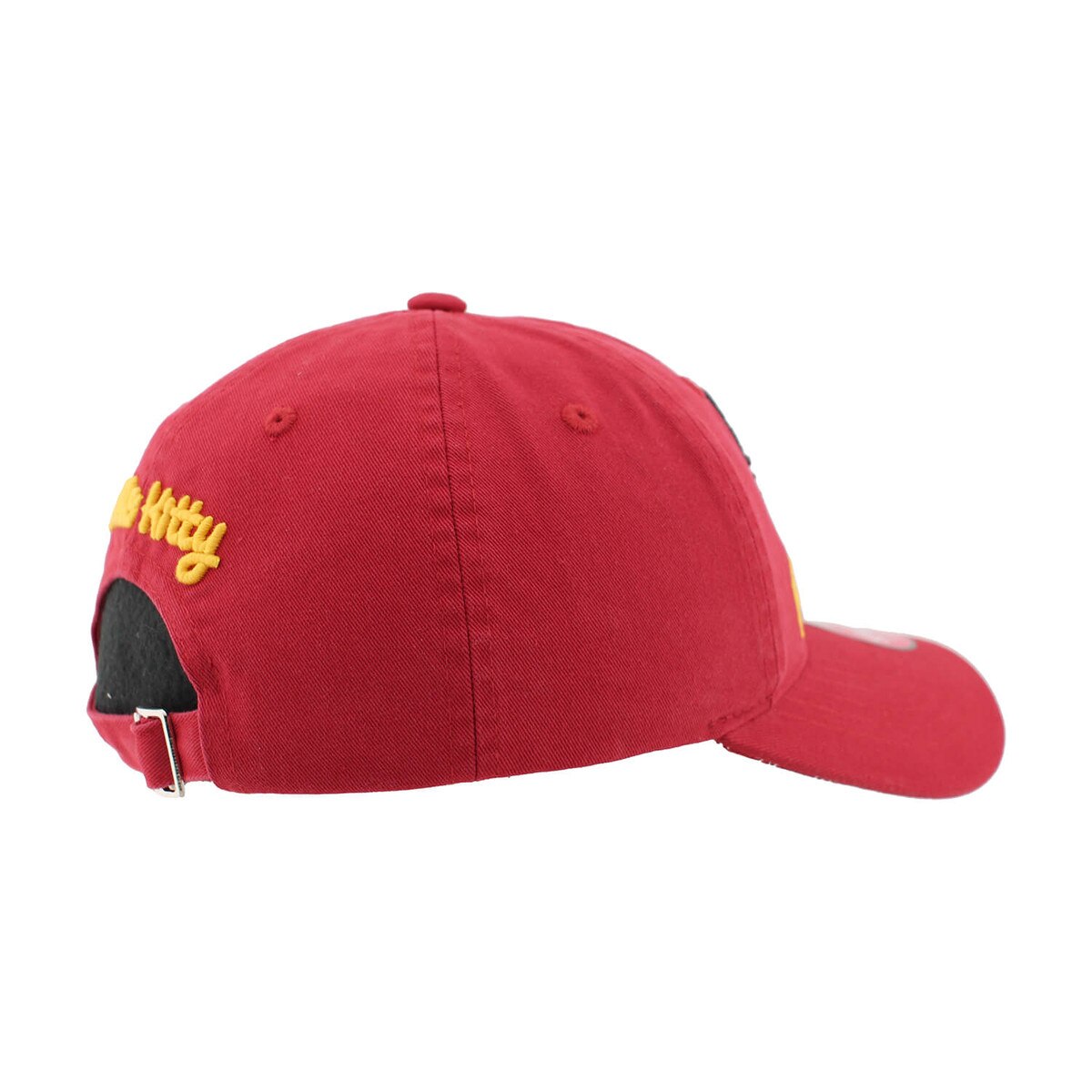 Zephyr Iowa State Hello Kitty Cardinal and Gold Hat side view vendor image